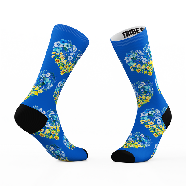 Ukraine Fundraiser Crew Socks