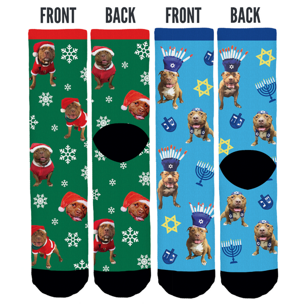 Meaty Holiday Socks Collection