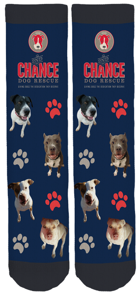 2nd "Chance" Dog Rescue Crew Socks