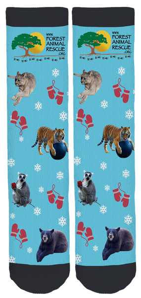 Forest Animal Rescue Crew Socks