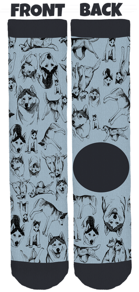 Luna & Ghost Crew Socks