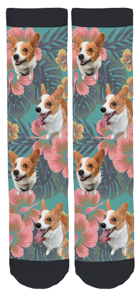 Han the Corgi Crew Socks