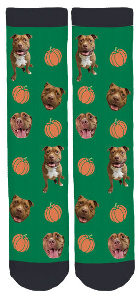 Meaty the Pit Bull Crew Socks