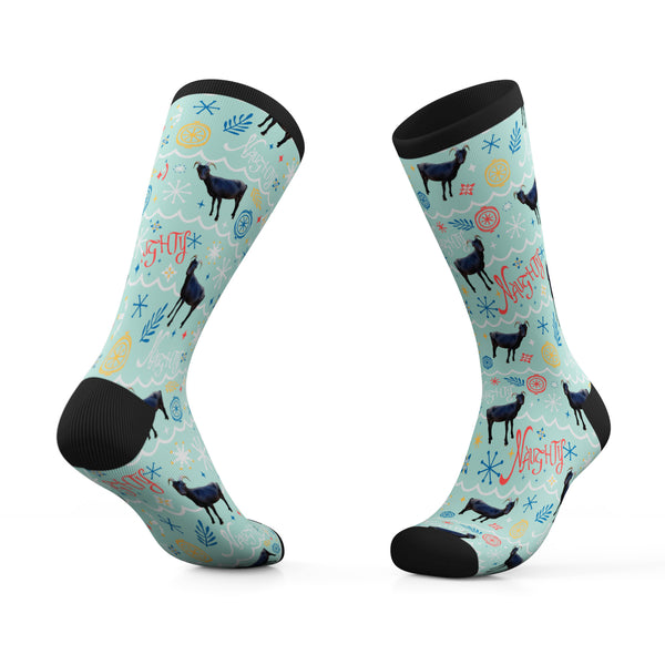 Goats of Anarchy Holiday Crew Socks