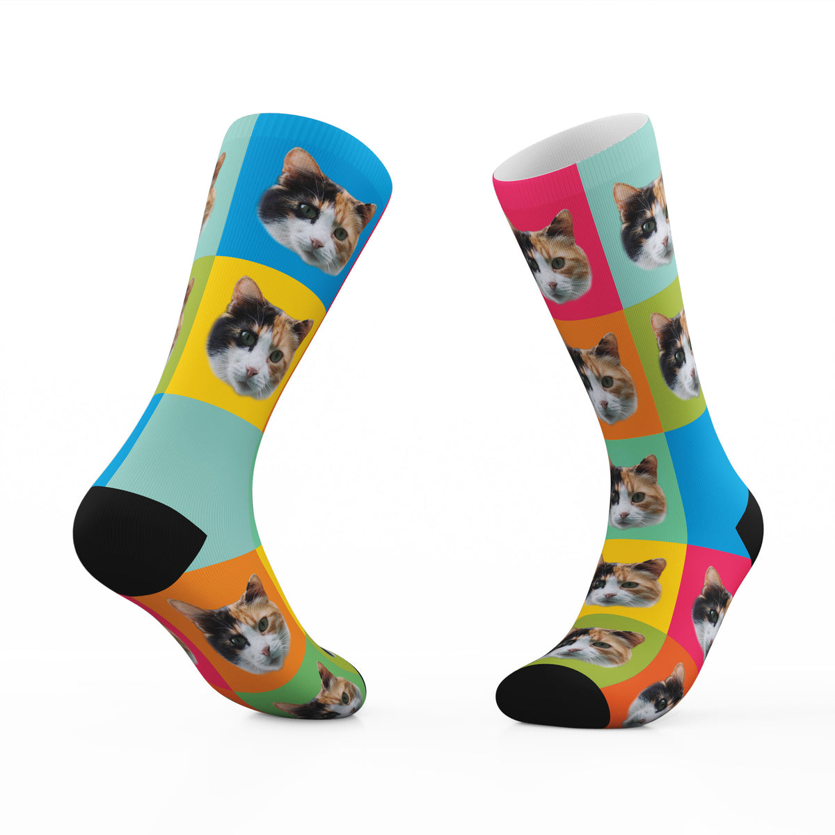 Buy wholesale Rebel Cat Socks (Pack x3)