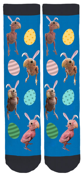 Rhea 'The Naked Birdie' Easter Socks