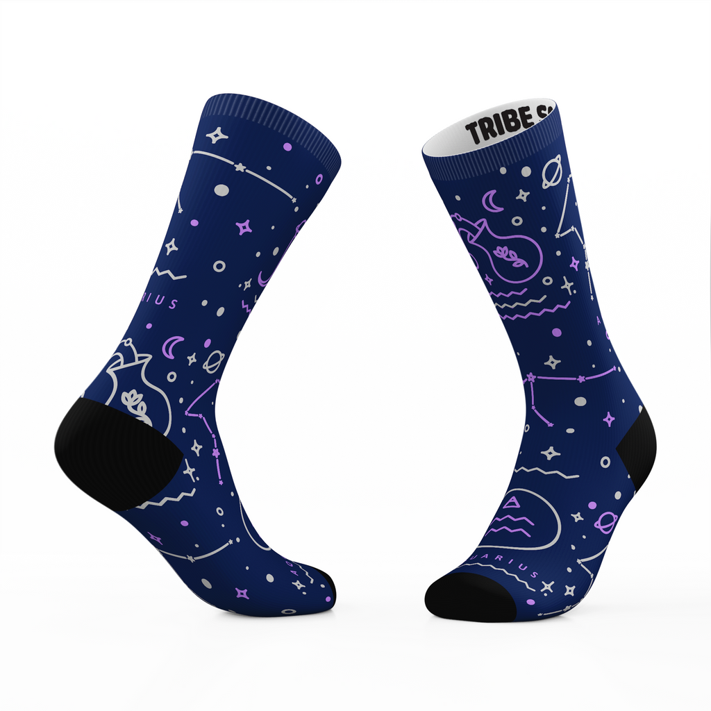Aquarius Zodiac Socks