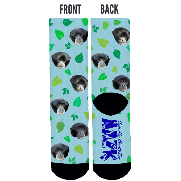 Cape May County Zoo AAZK Siamang Crew Socks