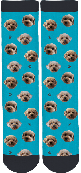 Pennie The Poodle Crew Socks