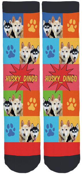 Limited Edition husky_dingo Crew Socks
