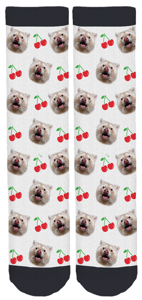 Uni the Raccoon Crew Socks