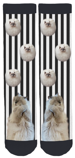 Bonnie and Clyde Kittie Socks