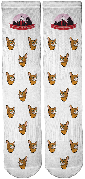 Limited Edition Emerald City Pet Rescue Bamboo Crew Socks!