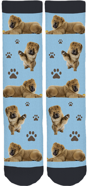 Chappy Chowbear Crew Socks