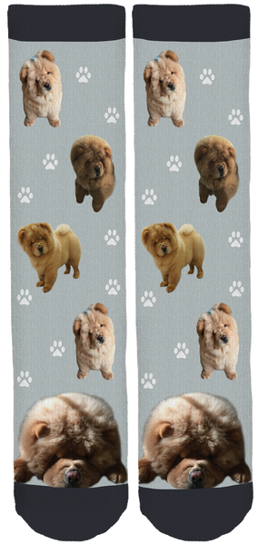 Quinn the ChowChow Crew Socks