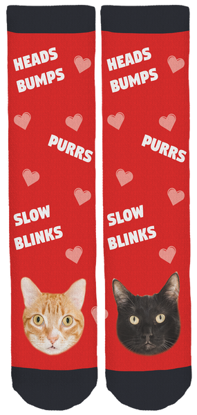 Cole and Marmalade Valentine's Crew Socks