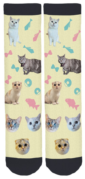 Nala, Coffee & Luna Crew Socks