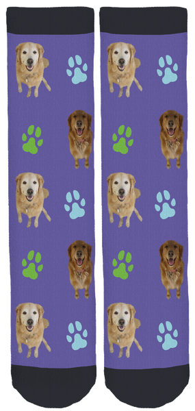 Double Trouble Retrievers Crew Socks