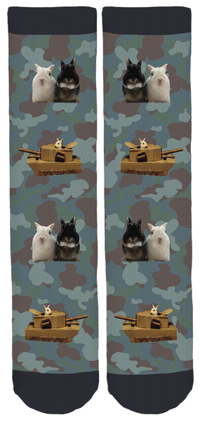 Tales of Two Rabbits Crew Socks