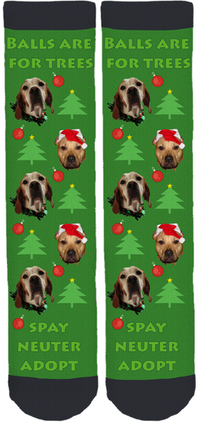 Every Dog Counts Rescue Holiday Socks
