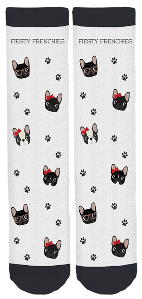 Feisty Frenchies Crew Socks