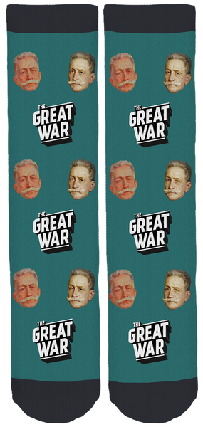 The Great War Green Crew Socks