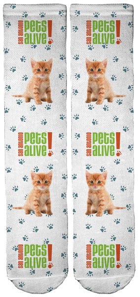 Limited Edition San Antonio Pets Alive! Crew Socks