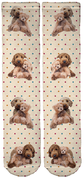 Honeyb_doodle Crew Socks