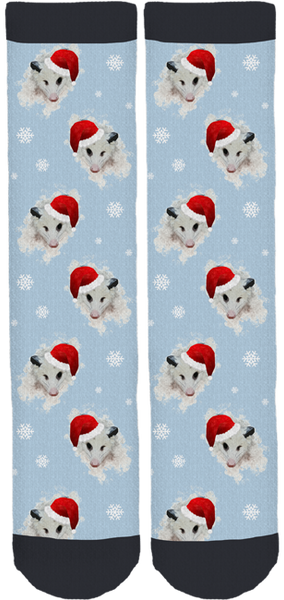 Petunia Opossum Holiday Socks