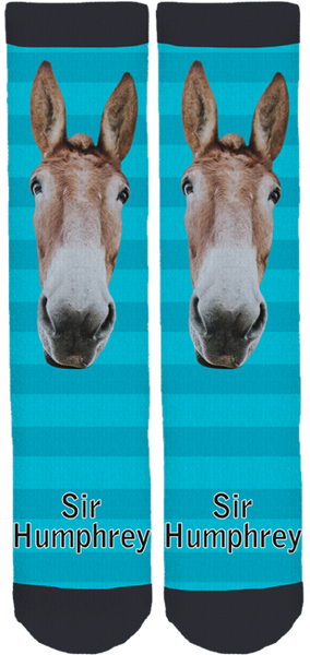 Humphrey The Mule Crew Socks