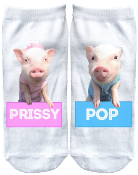 PRISSY_PIG ANKLE SOCKS