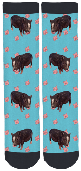 Rocky the Miracle Pig Crew Socks