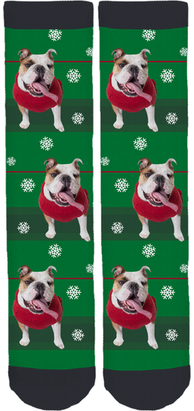 Meatball Holiday Crew Socks