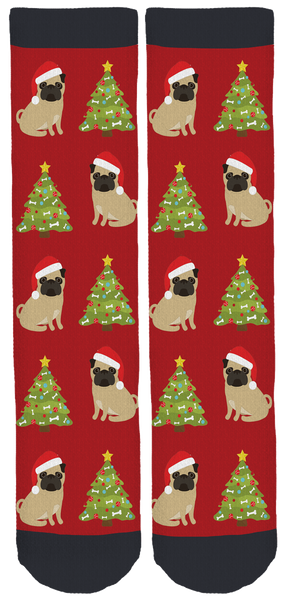 San Diego Pug Rescue Holiday Socks