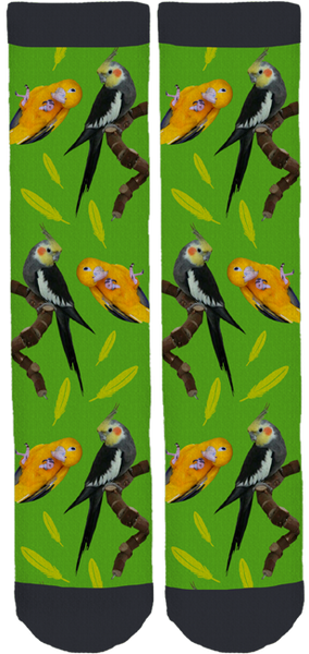 Living with Birds Bamboo Crew Socks