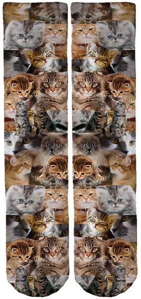 Limited Edition We Love Cats Bamboo Crew Socks!