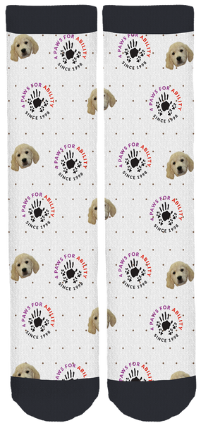Limited Edition 4 Paws for Ability Crew Socks!
