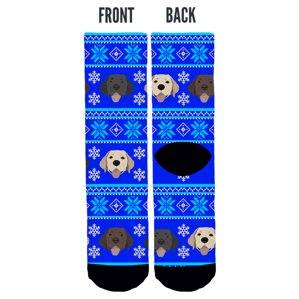 World of Labradors Winter Crew Socks