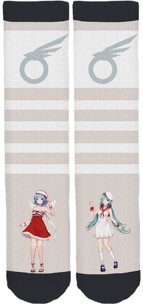 Otafest Seph and Aurora Socks