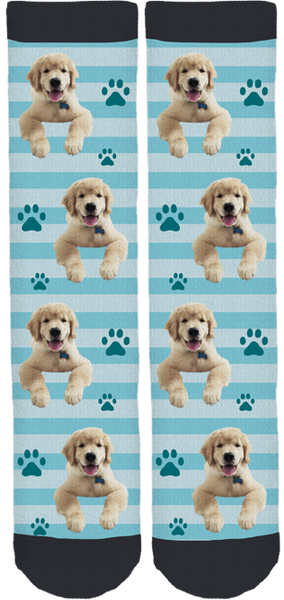 Teddy the Golden Pup Crew Socks