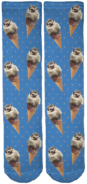 Limited Edition Lionel The Hedgehog Bamboo Crew Socks!