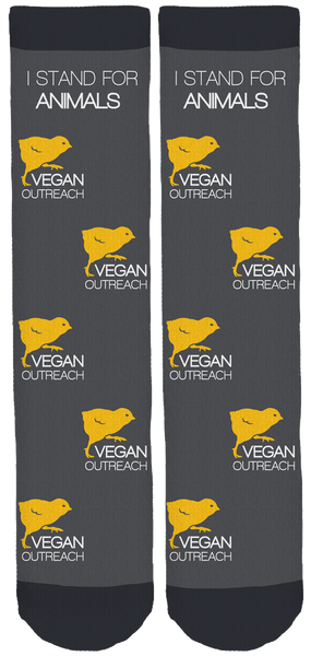 Vegan Outreach Crew Socks