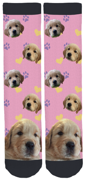 Maeve the Golden Retriever Crew Socks