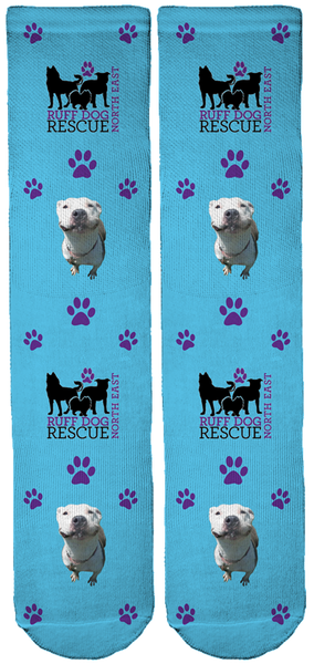 Ruff Dog Rescue North East Crew Socks