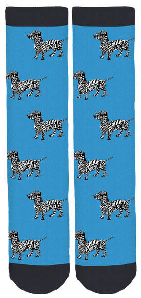 Getalong Dachshund Rescue Crew Socks