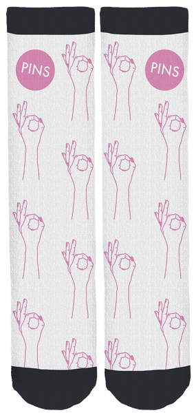 PINS Crew Socks