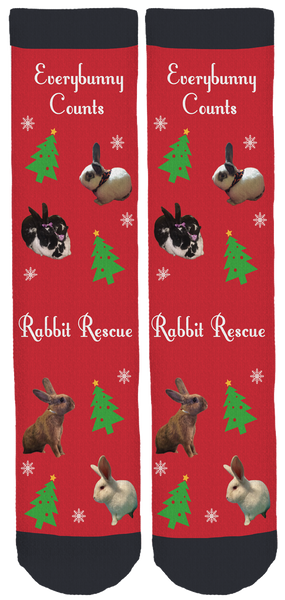 Everybunny Counts Holiday Crew Socks