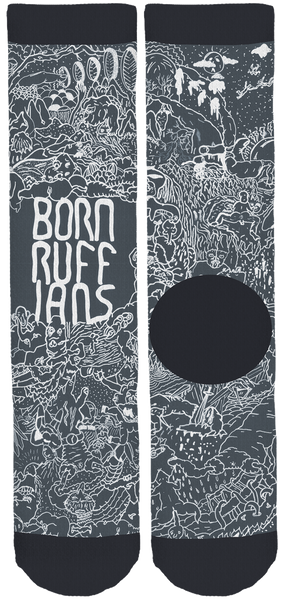 Born Ruffians Crew Socks Are Back