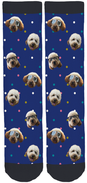 Nocci the Golden Doodle Crew Socks