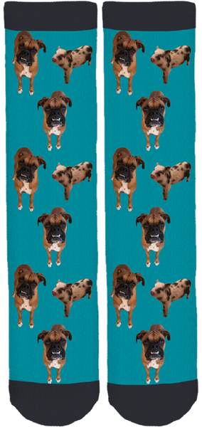 Orzo the Boxer Crew Socks